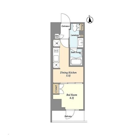 LaSante 上野の物件間取画像